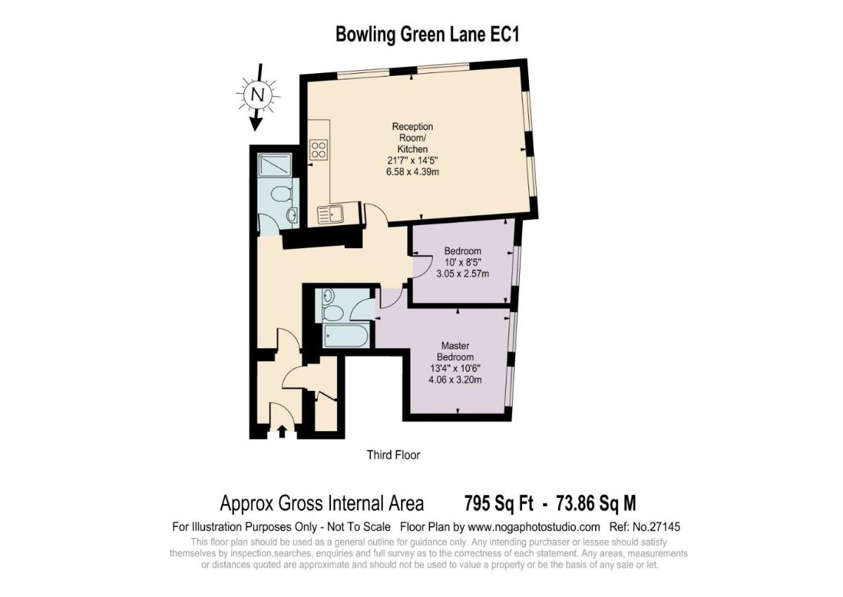 Mulberry Flat 6 - Two bedroom 3rd floor by City Living London - image 7